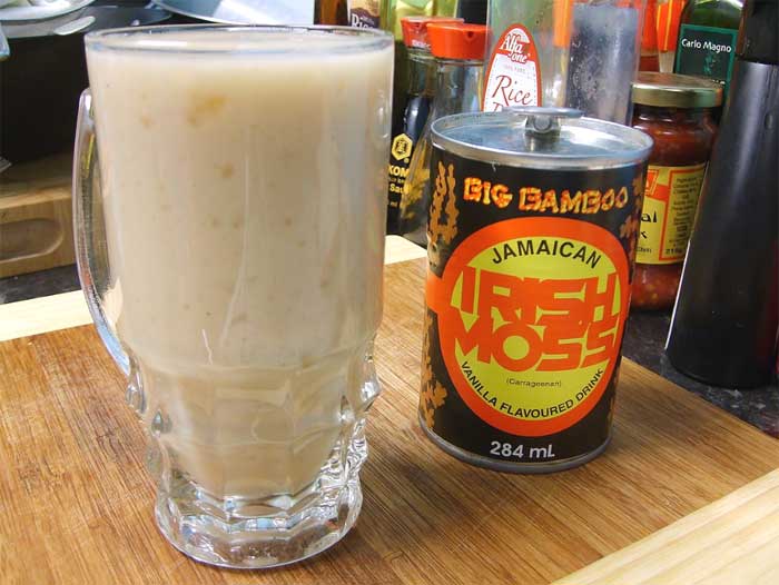 Jamaican Irish Moss drink in a can