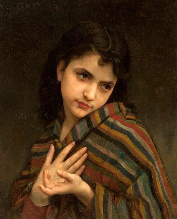 Woman with shawl