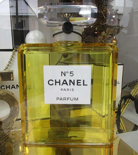 Chanel No 5 perfume in bottle