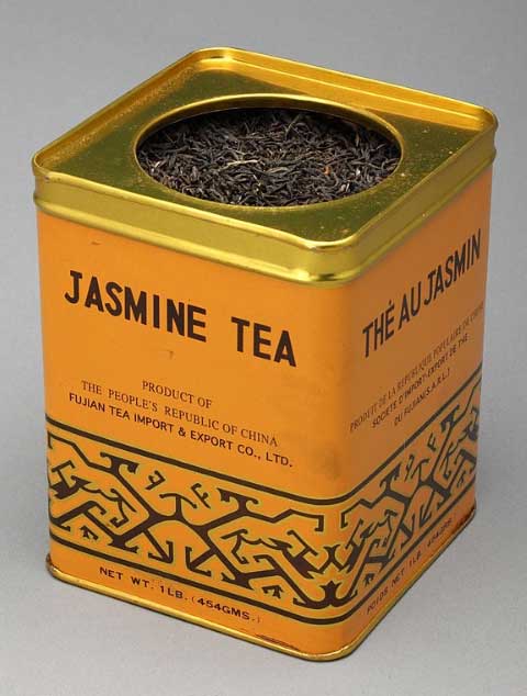 tin of jasmine tea
